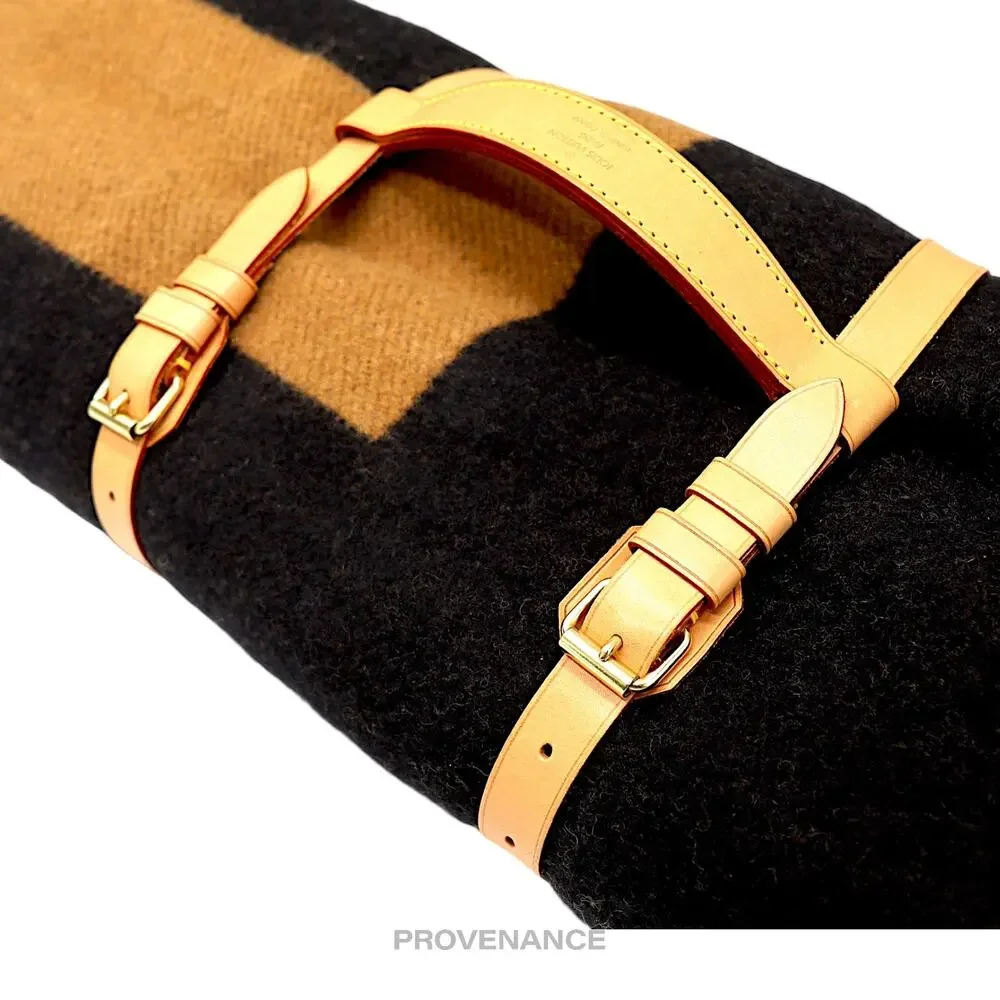 🔴 Louis Vuitton Initials Karakoram Blanket - Wool Cashmere